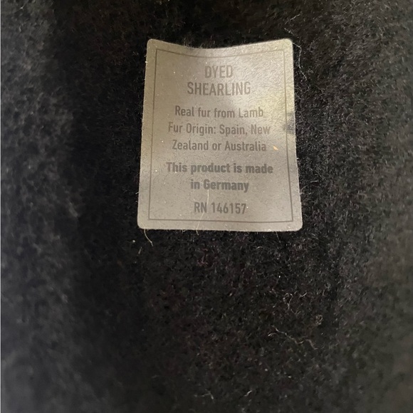 NWT Birkenstock Made in Germany Mayari Shearling Sandals - Leather black 864sn - Picture 10 of 10